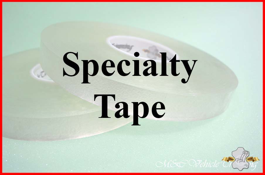 Double-sided transparent specialty tape
